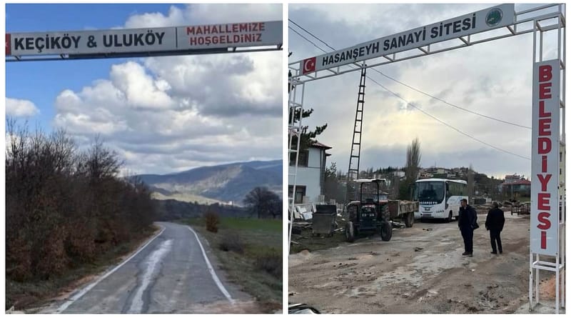 Mahalle ve Sanayi Sitesi Giriş Tabelaları Tamamlandı